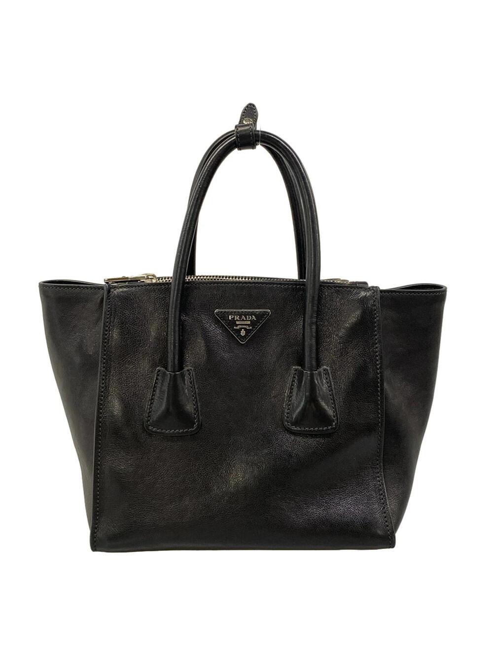 Prada Black Calf Leather Handbag #344954P97B